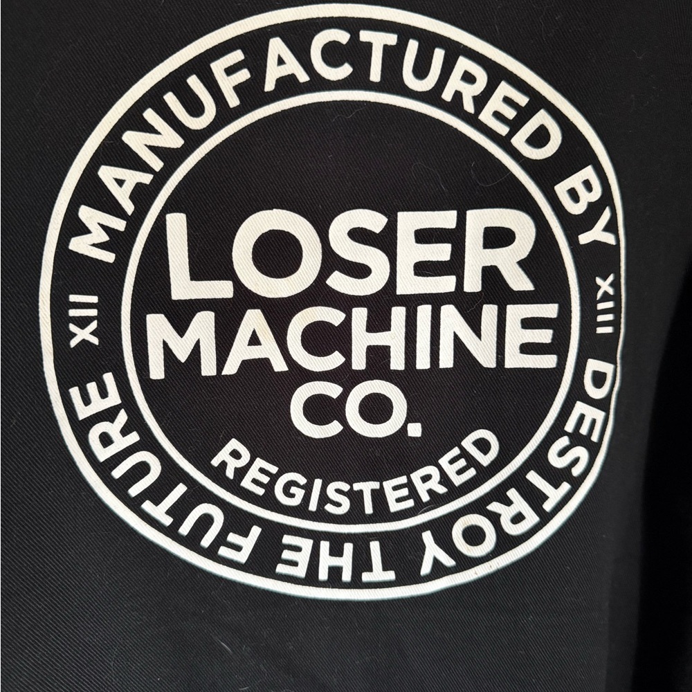 Loser Machine Men's Black Lightweight Utility Work Jacket - Picture 4 of 8